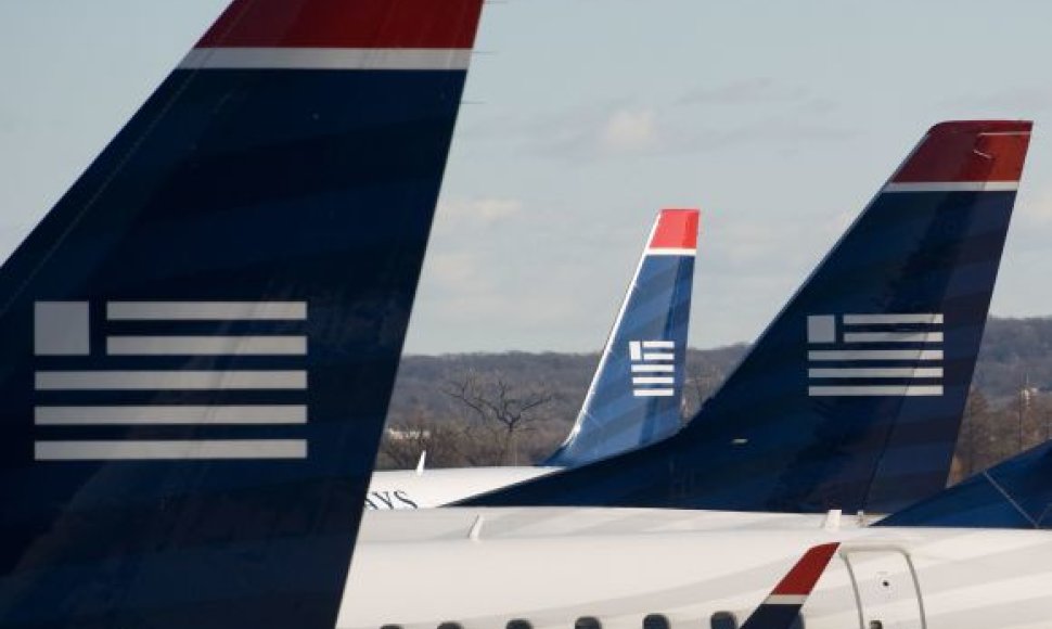 US AIRWAYS lėktuvai