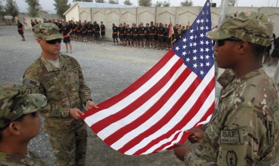 JAV kariai Afganistane paminėjo Rugsėjo 11-osios atakas.