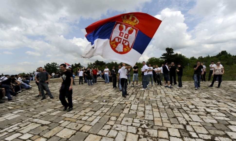 Serbai paminėjo Kosovo mūšio metines.