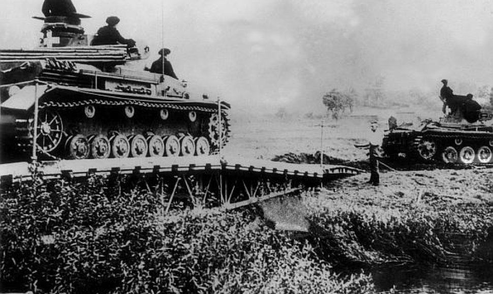 Vokiečių tankai Lenkijoje 1939 metų rugsėjį