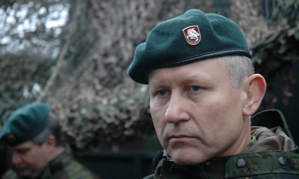 Lietuvos kariuomenės vadas generolas majoras Arvydas Pocius