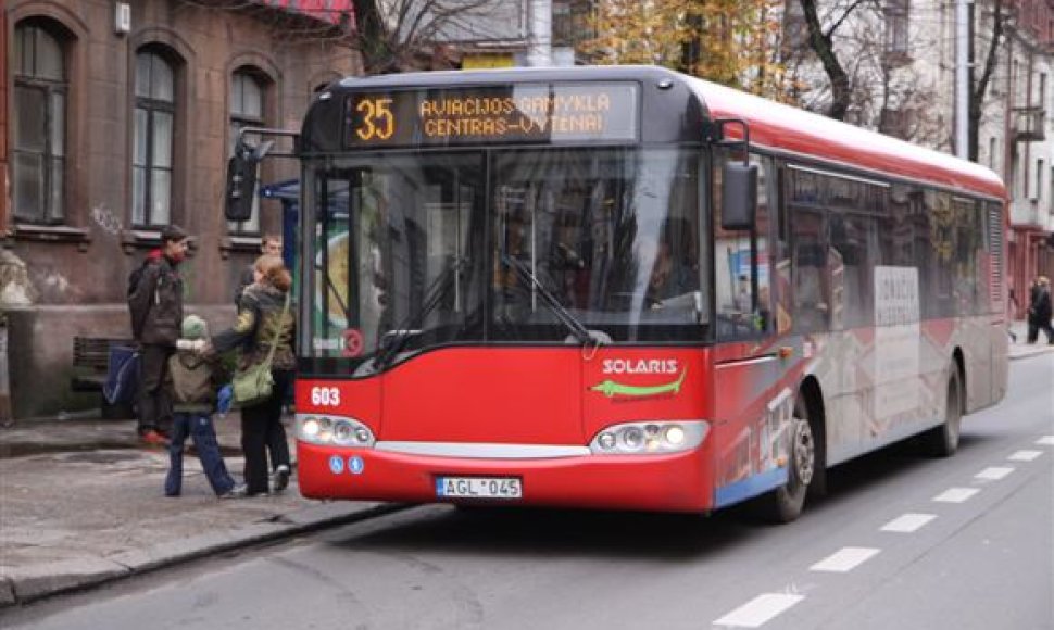 Autobusas Kaune.