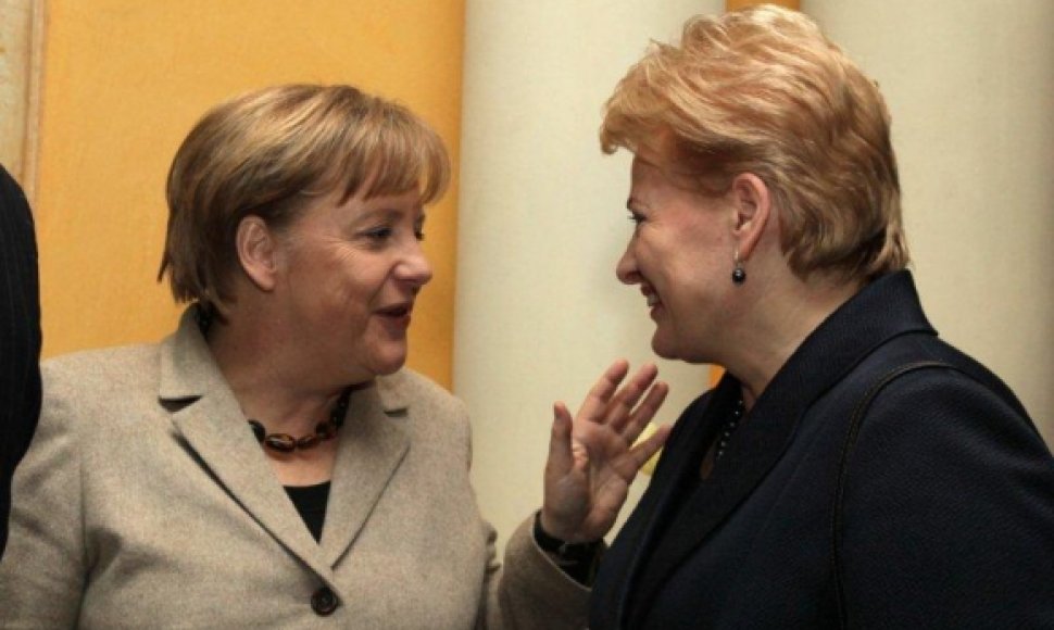 D. Grybauskaitė ir A.Merkel