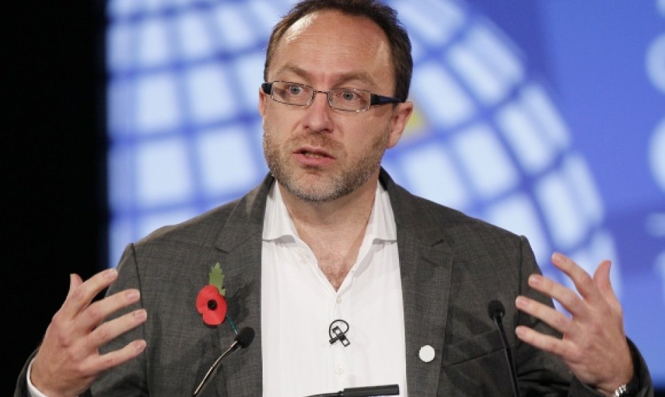 Interneto enciklopedijos „Wikipedia“ vienas įkūrėjų Jimmy Walesas.