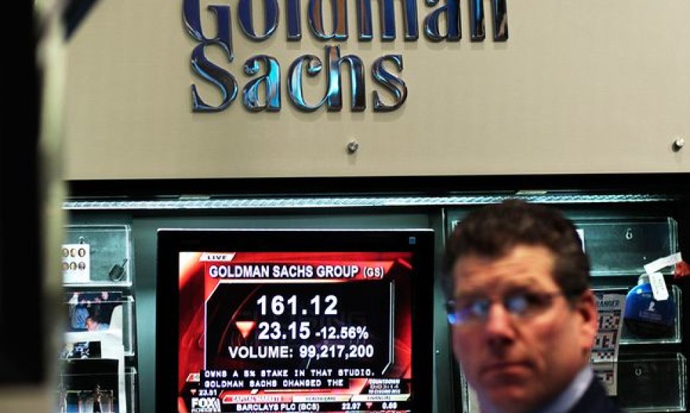 „Goldman Sachs“ apkaltintas sukčiavimu Jungtinėse Valstijose