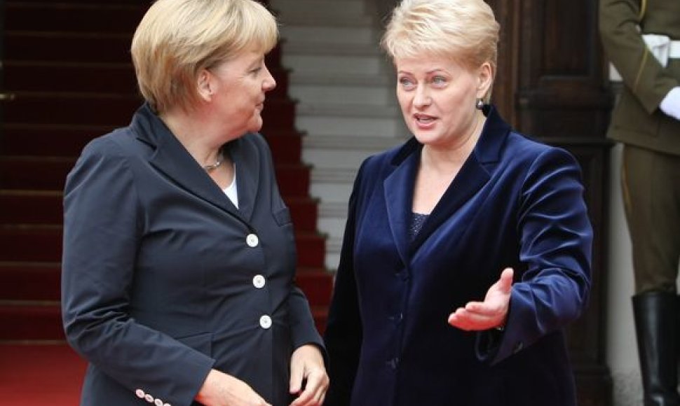 D.Grybauskaitė ir A.Merkel