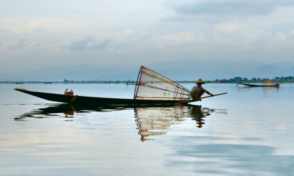 Žvejys Birmoje.