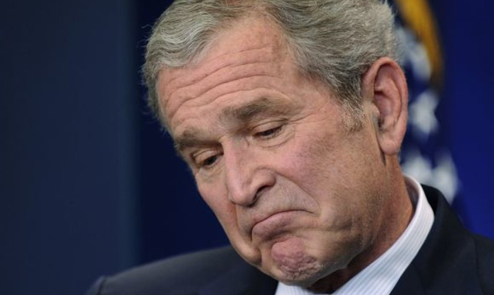 Bushas per paskutinę savo konferenciją