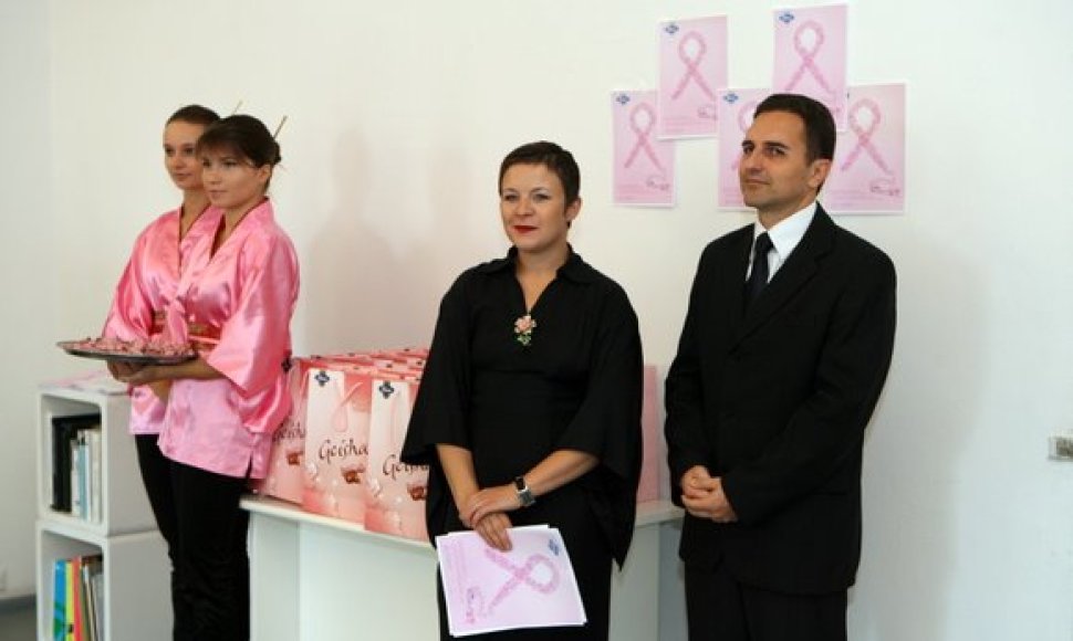 Spalį Lietuvoje prasidės mėnesį truksianti Rožinio kaspino draugijos ir kompanijos „Fazer“ akcija „Rožinė Geiša“, skirta kovai prieš krūties vėžį.