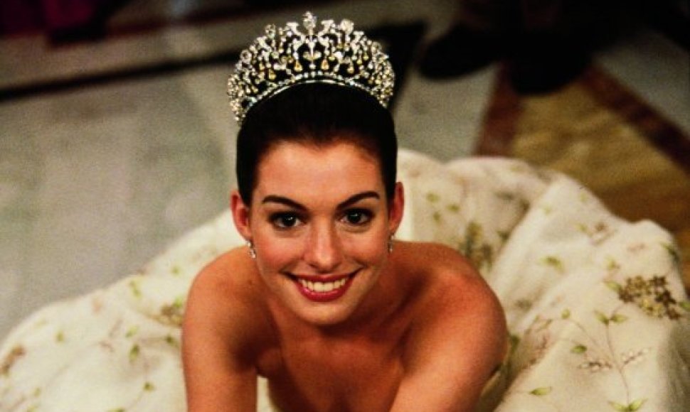 Anne Hathaway filme „Princesės dienoraštis“ (2001 m.)