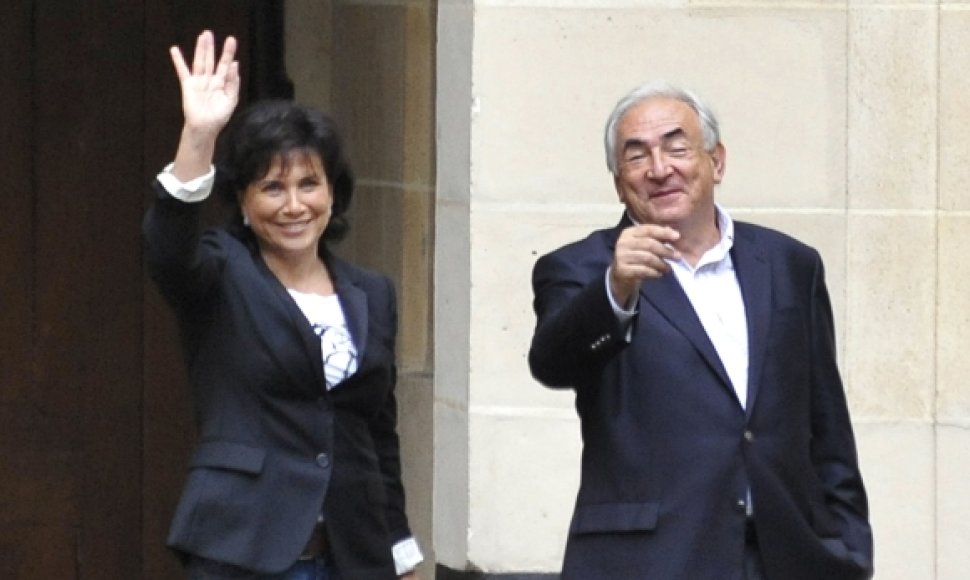 Anne Sinclair su vyru Dominique'u Straussu-Kahnu