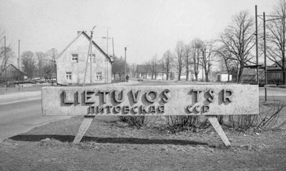 Tokį užrašą Panemunėje rado atvažiavę pirmieji savanoriai iš Klaipėdos. 