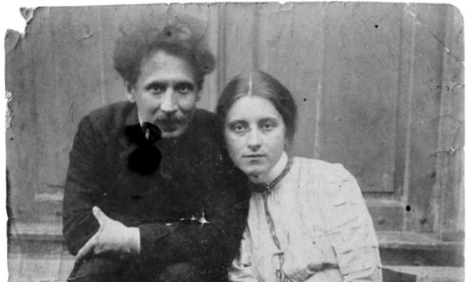 M.K.Čiurlionis su žmona Sofija