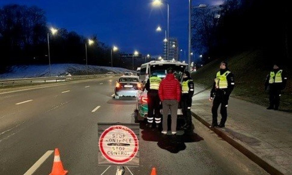 Kauno policijos patikros akimirkos