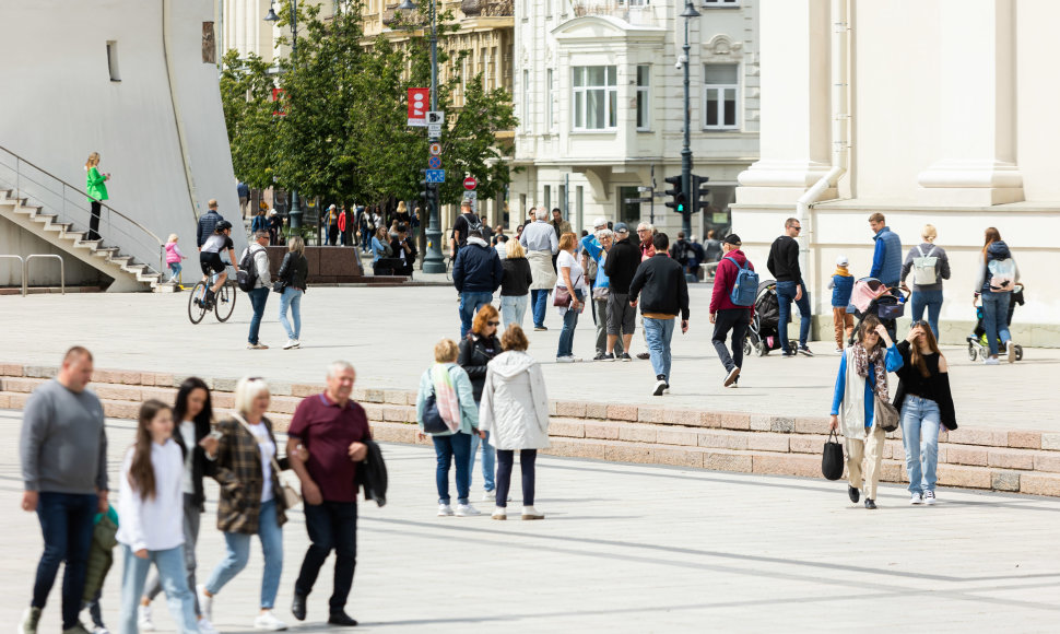 Saulėta Tėvo dienos popietė Vilniuje