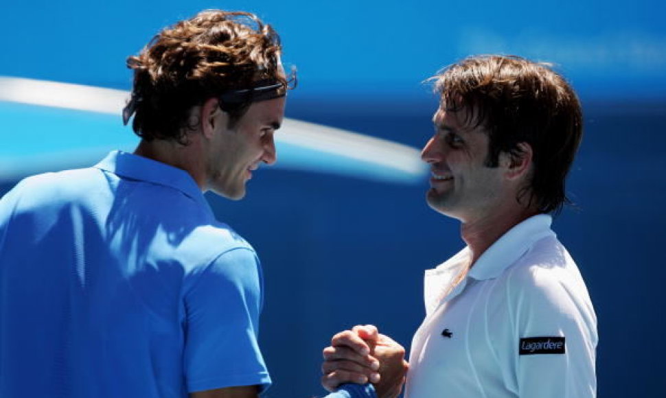 Rogeris Federeris ir Fabrice'as Santoro
