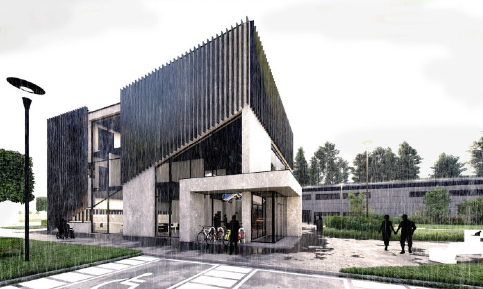 &bdquo;Vilnius Tech&ldquo;  Antano Gustaičio aviacijos instituto naujo pastato vizualizacija