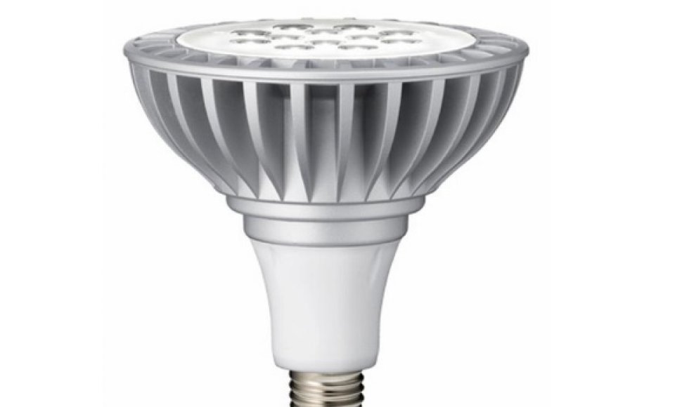 Lemputė „PAR38 LED Light Bulb“ be perstojo gali šviesti net 40 tūkst. valandų.