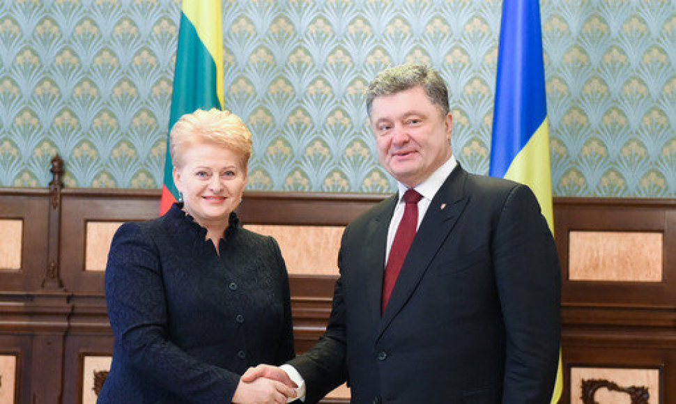 Dalia Grybauskaitė ir Petro Porošenka