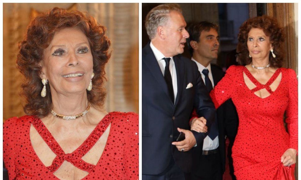 Italų aktorė Sophia Loren
