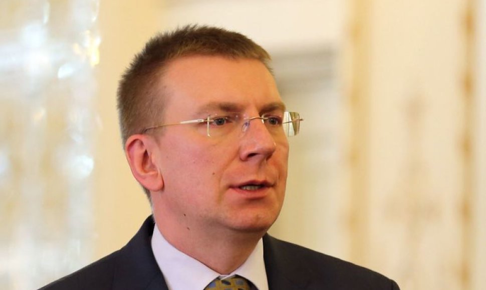 Latvijos užsienio reikalų ministras Edgaras Rinkevičius
