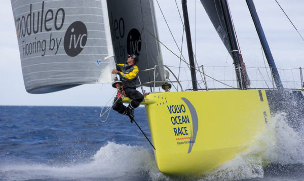 Rokas Milevičius ir „Brunel“ komanda „Volvo Ocean Race“ lenktynėse