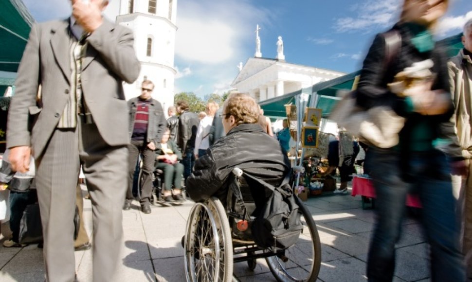 Vilnius nėra draugiškas miestas neįgaliesiems.