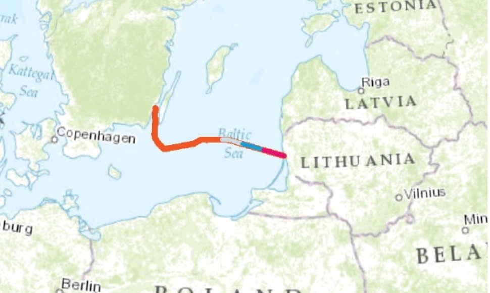 Nutiestas pirmasis šimtas kilometrų elektros jungties „NordBalt“ kabelio.