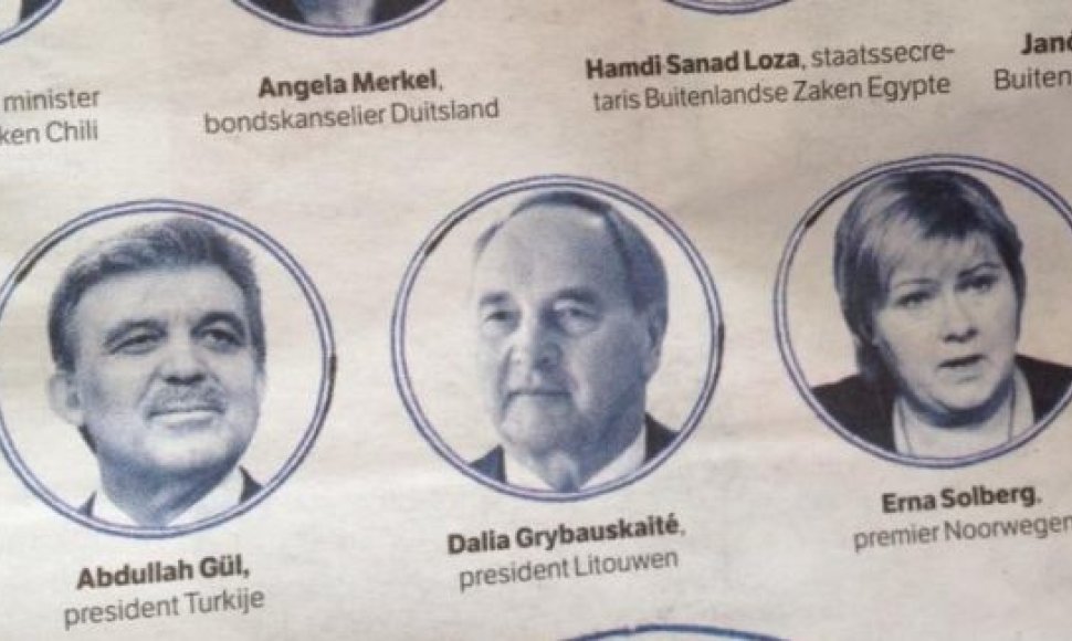 Nyderlandų laikraštis sumaišė Latvijos ir Lietuvos prezidentus