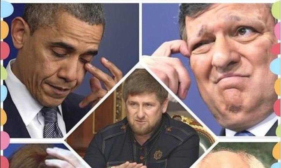R.Kadyrovas „Instagram“ paskelbė ir tokį montažą