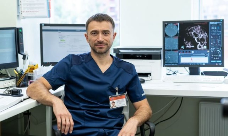 Respublikinės Vilniaus universitetinės ligoninės Intervencinės radiologijos skyriaus vedėjas Audrius Širvinskas