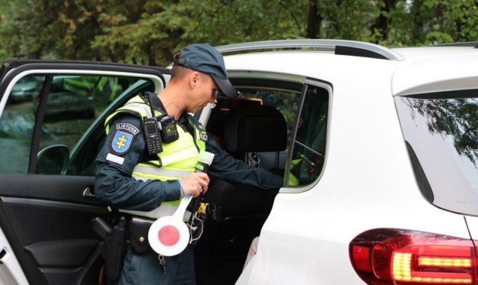 Kauno policijos vykdomos patikros