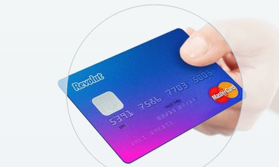 „Revolut“ mokėjimo kortelė