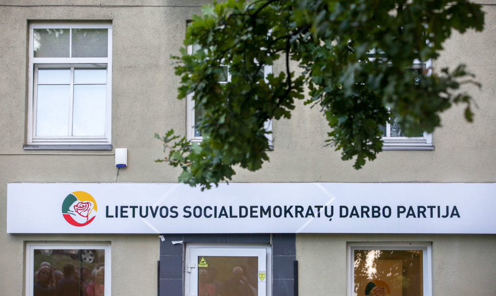 Lietuvos socialdemokratų darbo partijos  būstinės atidarymas