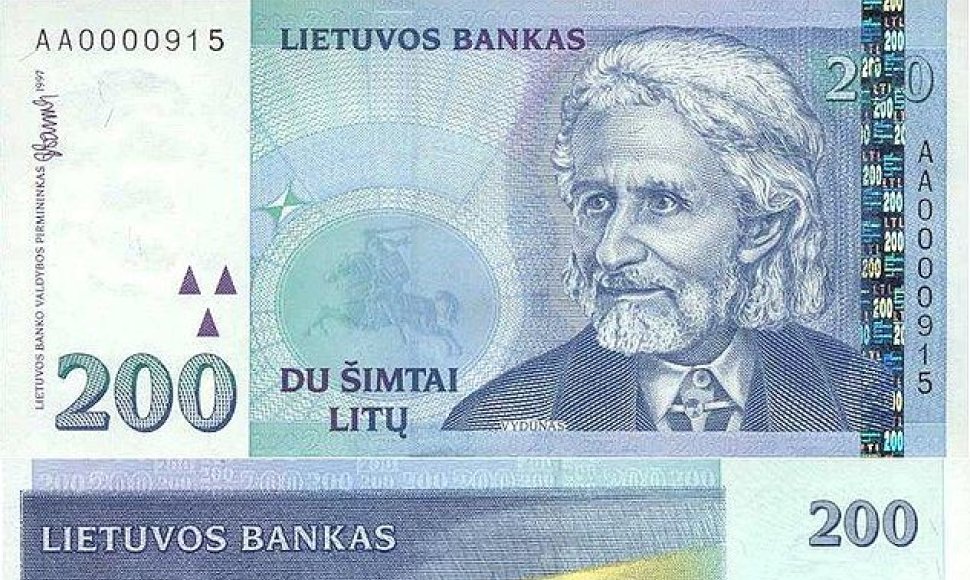 200 litų banknotas
