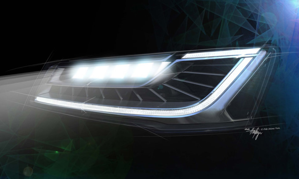 „Audi Matrix LED“ žibintai