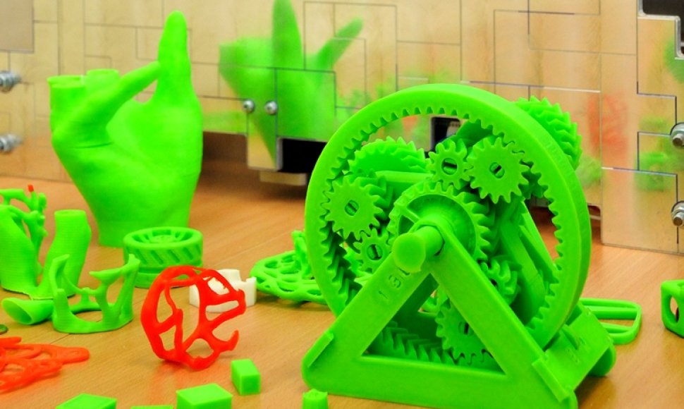 3D spausdintuvu pagaminti maketai