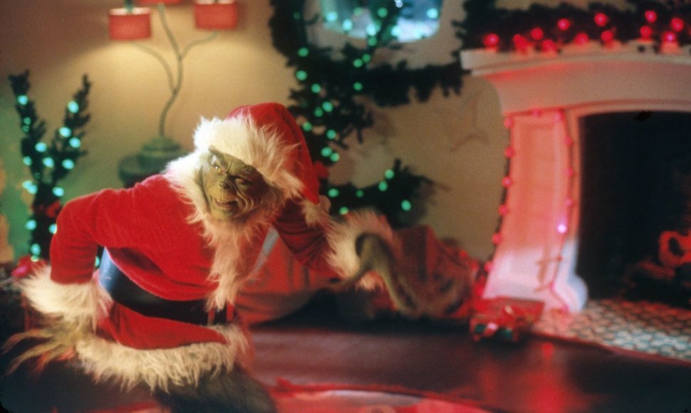 Jimas Carrey filme „Kaip Grinčas Kalėdas vogė“ (2000 m.)