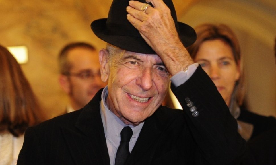 Legendinis Kanados atlikėjas Leonardas Cohenas