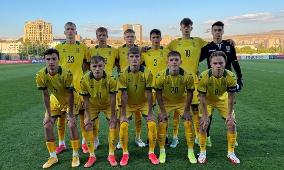 Lietuvos U19 futbolo rinktinė.