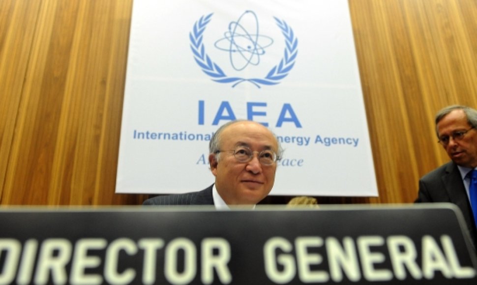 Tarptautinės atominės energetikos agentūros (TATENA) generalinis direktorius Yukiya Amano