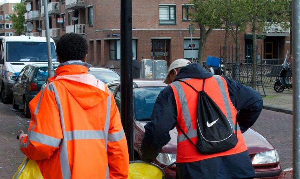 Alkoholikai valo gatves Amsterdame