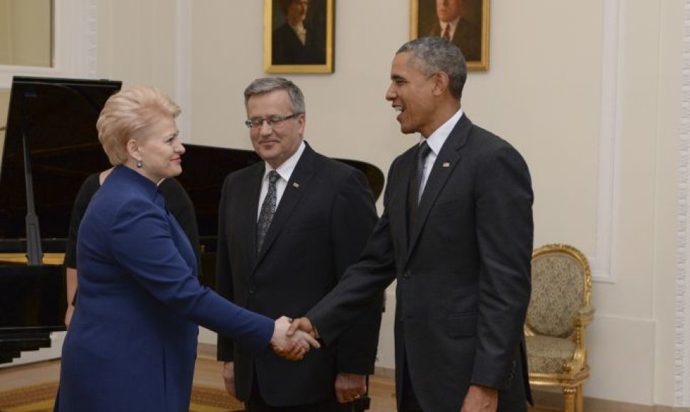 D.Grybauskaitė ir B.Obama