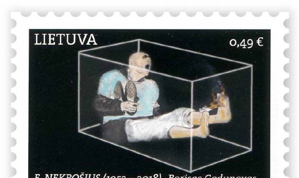 Išleidžiamas pašto ženklas su E.Nekrošiaus spektaklio „Borisas Godunovas“ motyvu
