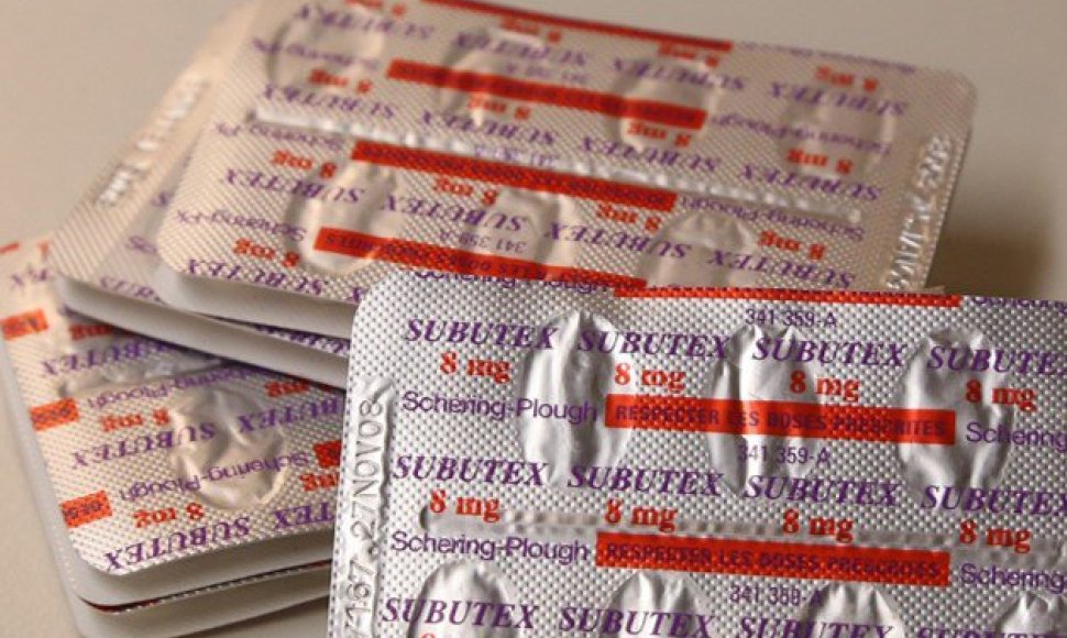 „Subutex" tablečių kontrabanda