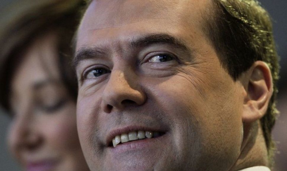 Rusijos ministras pirmininkas Dmitrijus Medvedevas 