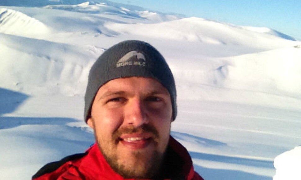 Andrius Klimašauskas Antarktidoje.