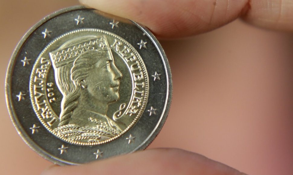 Latvijos euro moneta