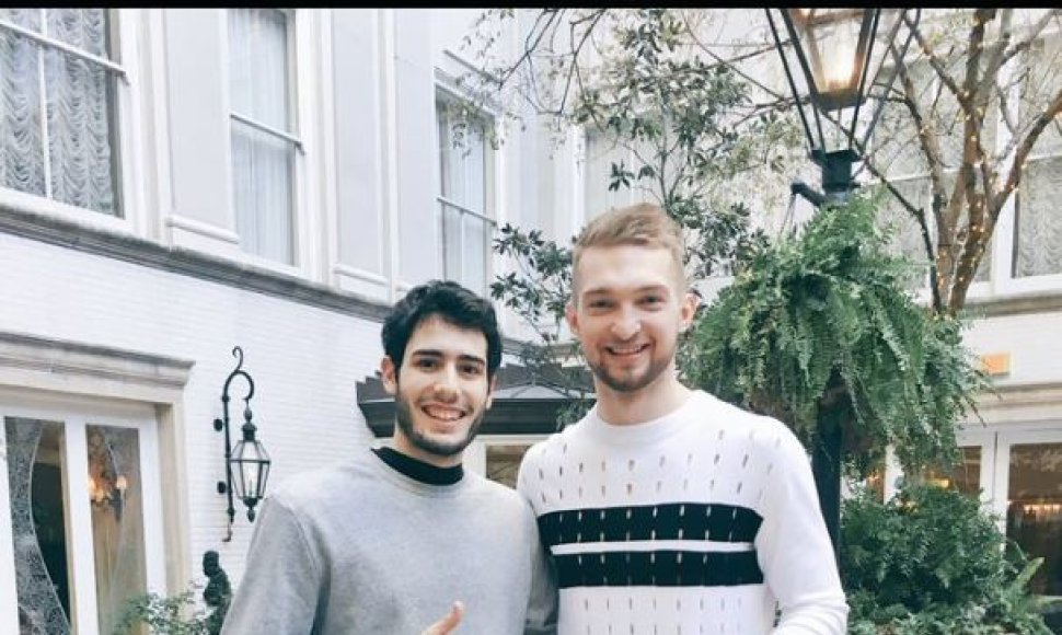 Domantas Sabonis ir Alexas Abrinesas