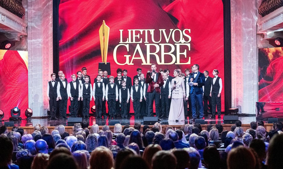 „Lietuvos garbė 2020“ apdovanojimų akimirka